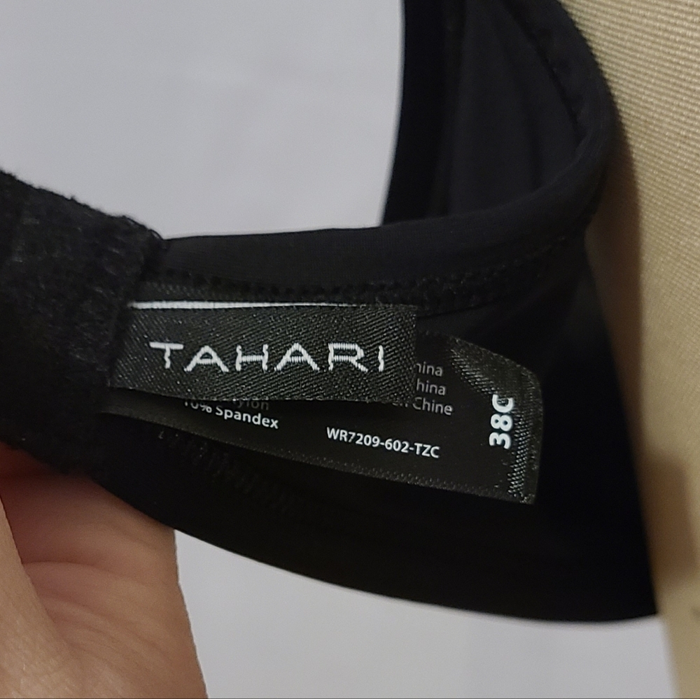 Tahari Black Moulded Wireless Bra - Picture 5 of 11